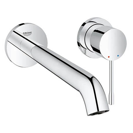 Grohe Essence Wall Mounted 2 Hole Basin Mixer L-Size - Chrome - 19967001 3 Grohe Essence Wall Mounted 2 Hole Basin Mixer L-Size - Chrome - 19967001