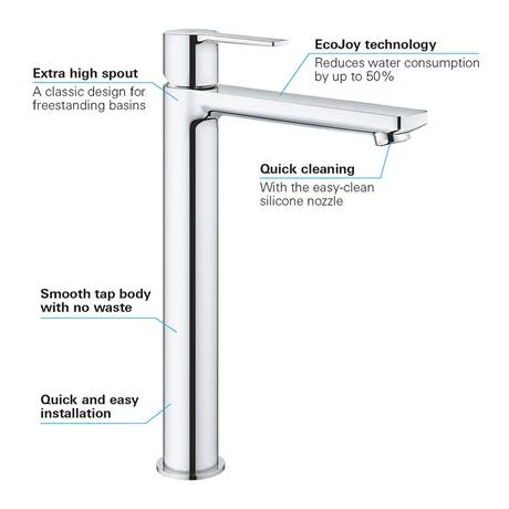 Grohe Lineare Tall Mono Basin Mixer - 23405001 5 Grohe Lineare Tall Mono Basin Mixer - 23405001 - Image 3