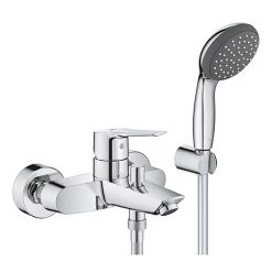 Grohe QuickFix Start Wall Mounted Bath Shower Mixer and Kit - 23413002