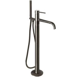 JTP Vos Brushed Black Freestanding Bath Shower Mixer