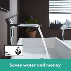 Hansgrohe Metris Single Lever Basin Mixer 260 with Pop-up Waste - 31082000 10 Hansgrohe Metris Single Lever Basin Mixer 260 with Pop-up Waste - 31082000 -Wall Mounted Taps Sales Store 31082000 ai3 460