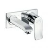 Hansgrohe Metris Wall Mounted Single Lever Basin Mixer with Waste (Short Spout) - 31085000 2 Hansgrohe Metris Wall Mounted Single Lever Basin Mixer with Waste (Short Spout) - 31085000 -Wall Mounted Taps Sales Store 31085000 P