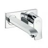 Hansgrohe Metris Wall Mounted Single Lever Basin Mixer with Waste (Long Spout) - 31086000 -Wall Mounted Taps Sales Store 31086000 P