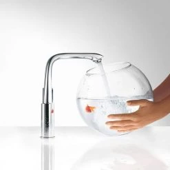 Hansgrohe Metris Single Lever Basin Mixer 230 with Swivel Spout and Pop-up Waste - 31087000 -Wall Mounted Taps Sales Store 31087000 D3 460