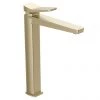 JTP Hix Brushed Brass Tall Single Lever Basin Mixer -Wall Mounted Taps Sales Store 33009BBR P