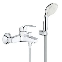 Grohe Eurosmart Wall Mounted Bath Shower Mixer and Kit - 3330220A