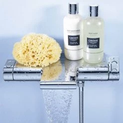 Grohe Grohtherm 2000 Wall Mounted Thermostatic Bath Shower Mixer - 34464001 11 Grohe Grohtherm 2000 Wall Mounted Thermostatic Bath Shower Mixer - 34464001 -Wall Mounted Taps Sales Store 34464001 D3 460