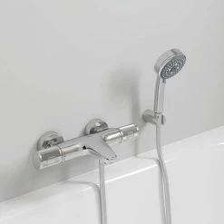 Grohe Precision Feel Thermostatic Bath Mixer 1/2" - 34788000 -Wall Mounted Taps Sales Store 34788000 D4 460