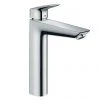 Hansgrohe Logis Single Lever Basin Mixer 190 with 2 Flow Rates and Pop-up Waste - 71095000 -Wall Mounted Taps Sales Store 71095000 P