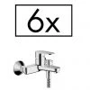 Hansgrohe Pack of 6 Vernis Blend Exposed Single Lever Bath Shower Mixer - 71447000 1 Hansgrohe Pack of 6 Vernis Blend Exposed Single Lever Bath Shower Mixer - 71447000 -Wall Mounted Taps Sales Store 71447000 P
