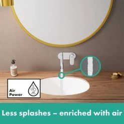 Hansgrohe Vernis Blend Wall Mounted Single Lever Basin Mixer - Chrome - 71576000 -Wall Mounted Taps Sales Store 71576000 ai2 460