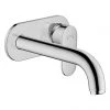 Hansgrohe Vernis Blend Wall Mounted Single Lever Basin Mixer - Chrome - 71576000 -Wall Mounted Taps Sales Store 71576000 P