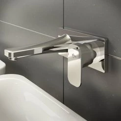 Ideal Standard Tonic II 180mm Spout Wall Mounted Basin Mixer -Wall Mounted Taps Sales Store A6334AA A5948NU D3 460