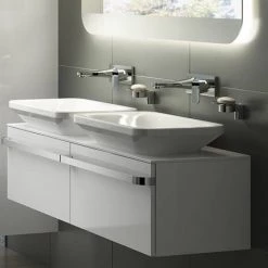 Ideal Standard Tonic II 180mm Spout Wall Mounted Basin Mixer -Wall Mounted Taps Sales Store A6334AA A5948NU D4 460