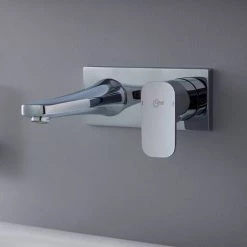 Ideal Standard Tonic II 225mm Spout Wall Mounted Basin Mixer -Wall Mounted Taps Sales Store A6335AA A5948NU D2 460