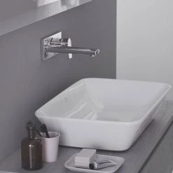 Ideal Standard Edge Single Lever Wall Mounted Basin Mixer 12 Ideal Standard Edge Single Lever Wall Mounted Basin Mixer -Wall Mounted Taps Sales Store A7116AA D3 460