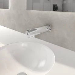 Armitage Shanks Sensorflow E Touchless Panel Mounted Basin Mixer with Temperature Control (Battery) - A7554AA 7 Armitage Shanks Sensorflow E Touchless Panel Mounted Basin Mixer with Temperature Control (Battery) - A7554AA -Wall Mounted Taps Sales Store A7554AA D2 460 1