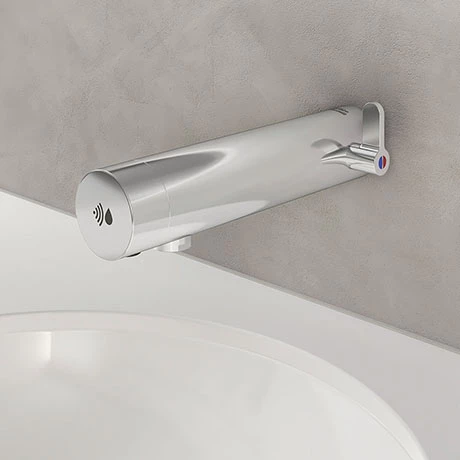 Armitage Shanks Sensorflow E Touchless Panel Mounted Basin Mixer with Temperature Control (Battery) - A7554AA 3 Armitage Shanks Sensorflow E Touchless Panel Mounted Basin Mixer with Temperature Control (Battery) - A7554AA