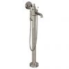 Arcade Floor Mounted Freestanding Bath Shower Mixer with Ceramic Lever - Nickel -Wall Mounted Taps Sales Store ARC20 P