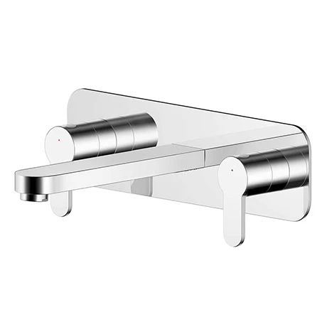 Nuie Arvan 3TH Wall Mounted Basin Mixer - ARV350 3 Nuie Arvan 3TH Wall Mounted Basin Mixer - ARV350
