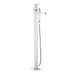 Wall Mounted Taps Sales Store 8 Crosswater - Atoll Floor Mounted Freestanding Bath Shower Mixer - AT416FC