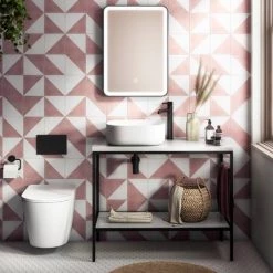 Arezzo Fluted Round Matt Black High Rise Mono Basin Mixer Tap 11 Arezzo Fluted Round Matt Black High Rise Mono Basin Mixer Tap -Wall Mounted Taps Sales Store AZ2LTMBF d4 460