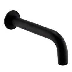 Arezzo Matt Black Round Concealed Manual Valve with Bath Spout + Shower Handset 9 Arezzo Matt Black Round Concealed Manual Valve with Bath Spout + Shower Handset -Wall Mounted Taps Sales Store AZMBSPK2 d2 460