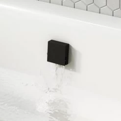 Arezzo Matt Black Square Concealed Thermostatic Shower Valve w. Handset + Freeflow Bath Filler 9 Arezzo Matt Black Square Concealed Thermostatic Shower Valve w. Handset + Freeflow Bath Filler -Wall Mounted Taps Sales Store AZSVHMBFSQ d2 460