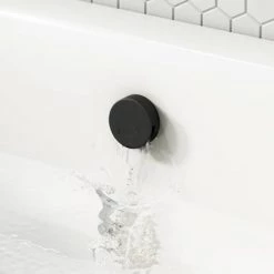 Arezzo Matt Black Round Concealed Thermostatic Shower Valve w. Handset + Freeflow Bath Filler 9 Arezzo Matt Black Round Concealed Thermostatic Shower Valve w. Handset + Freeflow Bath Filler -Wall Mounted Taps Sales Store AZSVHMBF d2 460
