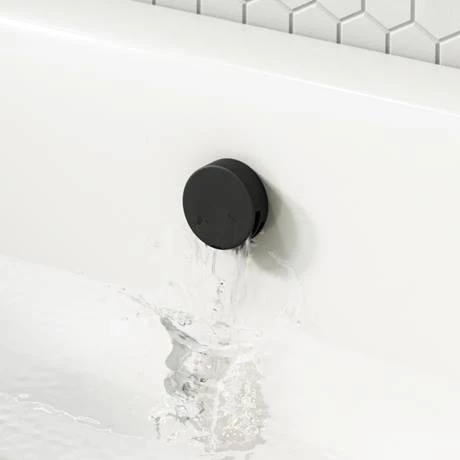 Arezzo Matt Black Round Concealed Thermostatic Shower Valve w. Handset + Freeflow Bath Filler 5 Arezzo Matt Black Round Concealed Thermostatic Shower Valve w. Handset + Freeflow Bath Filler - Image 3