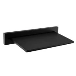 Arezzo Matt Black Wall Mounted Slimline Waterfall Bath Filler + Concealed Thermostatic Valve 12 Arezzo Matt Black Wall Mounted Slimline Waterfall Bath Filler + Concealed Thermostatic Valve -Wall Mounted Taps Sales Store AZWF05 d6 460