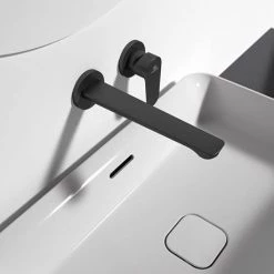 Ideal Standard Silk Black Cerafine O Wall Mounted Basin Mixer -Wall Mounted Taps Sales Store BD133XG D2 460