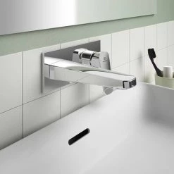 Ideal Standard Ceraplan Single Lever Wall Mounted Basin Mixer -Wall Mounted Taps Sales Store BD244AA D2 460