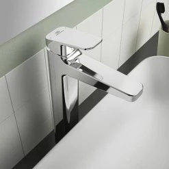Ideal Standard Ceraplan Single Lever Tall Basin Mixer - BD255AA -Wall Mounted Taps Sales Store BD255AA.ai1 460