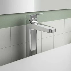 Ideal Standard Ceraplan Single Lever Tall Basin Mixer - BD255AA -Wall Mounted Taps Sales Store BD255AA D3 460