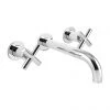 BagnoDesign Ibiza Chrome Wall Mounted 3-Hole Basin Mixer -Wall Mounted Taps Sales Store BDM IBI 305 A CP P