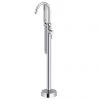 BagnoDesign M-Line Diffusion Chrome Freestanding Bath Shower Mixer -Wall Mounted Taps Sales Store BDM MLI 438 CP P