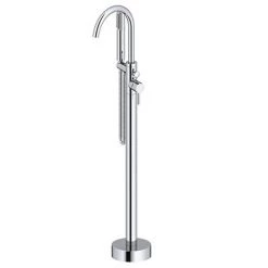 BagnoDesign M-Line Diffusion Chrome Freestanding Bath Shower Mixer