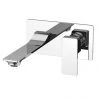 BagnoDesign Zephyr Chrome Wall Mounted Basin Mixer -Wall Mounted Taps Sales Store BDM ZEP 305 CP P