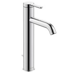 Duravit C.1 L-Size Single Lever Basin Mixer with Pop-up Waste - Chrome - C11030001010