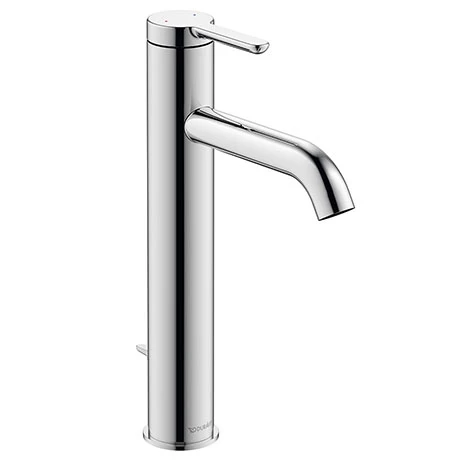 Duravit C.1 L-Size Single Lever Basin Mixer with Pop-up Waste - Chrome - C11030001010 3 Duravit C.1 L-Size Single Lever Basin Mixer with Pop-up Waste - Chrome - C11030001010