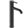 Duravit C.1 L-Size Single Lever Basin Mixer with Pop-up Waste - Matt Black - C11030001046 -Wall Mounted Taps Sales Store C11030001046 P