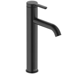 Duravit C.1 L-Size Single Lever Basin Mixer - Matt Black - C11030002046