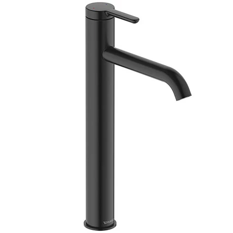 Duravit C.1 XL-Size Single Lever Basin Mixer - Matt Black - C11040002046 3 Duravit C.1 XL-Size Single Lever Basin Mixer - Matt Black - C11040002046