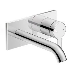 Duravit C.1 Wall Mounted Single Lever Basin Mixer - Chrome - C11070003010