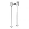 Cruze Contemporary Freestanding Bath Filler - Chrome