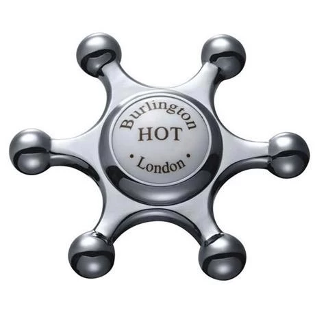 Burlington Birkenhead Angled Wall Mounted Bath Shower Mixer with Shower Hook - H335-BI 5 Burlington Birkenhead Angled Wall Mounted Bath Shower Mixer with Shower Hook - H335-BI - Image 3