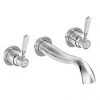 Lancaster Traditional Chrome Wall Mounted Lever Basin Mixer Tap 1 Lancaster Traditional Chrome Wall Mounted Lever Basin Mixer Tap -Wall Mounted Taps Sales Store LCH14BT p