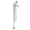 Crosswater MPRO Industrial Bath Shower Mixer Floor Standing Chrome - PRI416FC -Wall Mounted Taps Sales Store PRI416FC mm