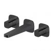 RAK Petit Square Wall Mounted (3TH) Basin Mixer Matt Black - RAKPES3010B 2 RAK Petit Square Wall Mounted (3TH) Basin Mixer Matt Black - RAKPES3010B -Wall Mounted Taps Sales Store RAKPES3010B m